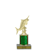 Single Column Budget Trophy - Marlin Fish