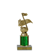 Single Column Budget Trophy - Music