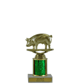 Single Column Budget Trophy - Pig