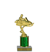 Single Column Budget Trophy - Snowmobile Figure