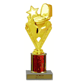 Single Column Budget Trophy - Toilet Bowl