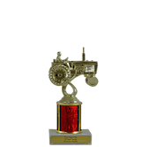 Single Column Budget Trophy - Tractor