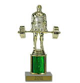 Single Column Budget Trophy - Weightlifting