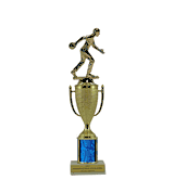 Single Column Cup Trophy - Bowler