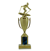 Single Column Cup Trophy - Downhill Skiing