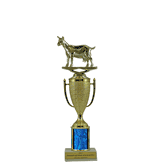 Single Column Cup Trophy - Goat