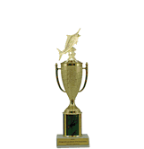 Single Column Cup Trophy - Marlin Fish