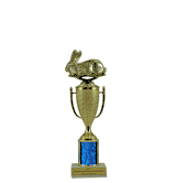 Single Column Cup Trophy - Rabbit