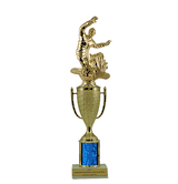 Single Column Cup Trophy - Snowboarder