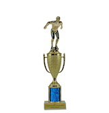 Single Column Cup Trophy - Swimmer