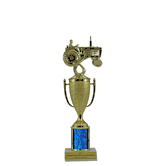 Single Column Cup Trophy - Tractor