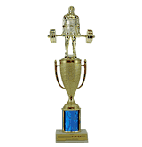 Single Column Cup Trophy - Weightlifting