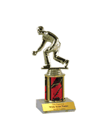 Single Column Elite Series Trophy - Bocce Ball