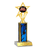 Single Column Insert Trophy - All Star