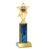 Single Column Insert Trophy - Beer Pong