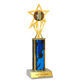 Single Column Insert Trophy - Dance