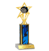 Single Column Insert Trophy - Darts