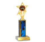 Single Column Insert Trophy - Graduation