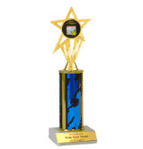 Single Column Insert Trophy - Perfect Attendance