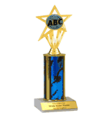 Single Column Insert Trophy - Spelling