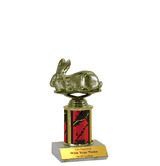 Single Column Trophy - Bunny Rabbit