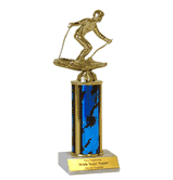 Single Column Trophy - Downhill Skiing