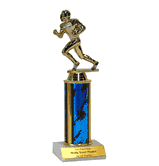 Single Column Trophy - Football