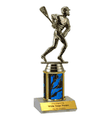 Single Column Trophy - Lacrosse