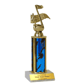 Single Column Trophy - Music