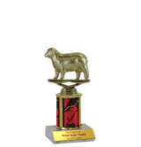 Single Column Trophy - Sheep