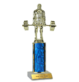 Single Column Trophy - Weightlifting