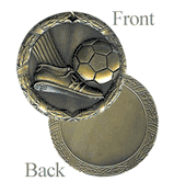 Soccer - 2" Antique Series Medals