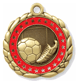 Soccer Medal with Personalized School, Team or Event Name