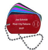 Softball Dog Tag