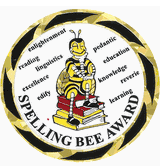 Spelling Bee Award Mylar Decal Medal Insert