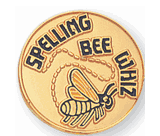 Spelling Bee Whiz Lapel Pin (BR Series)