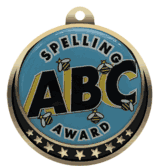 Spelling Insert Medal