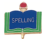 Spelling Lapel Pins