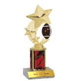 Spinner Trophy with Column - Football