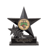 Star Blazer Trophy with Black Stone Finish