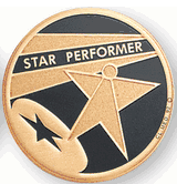 Star Performer (498150) Litho Medal Insert