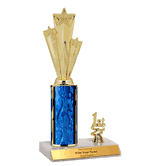 Star Performer Trophies With Place Trim (1st, 2nd, or 3rd)