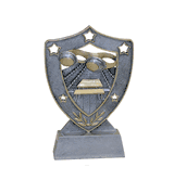 Star Shield Engraved Trophy - Swimming