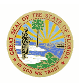 State Seal Of Florida Medal Insert (Etched)