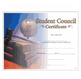 Student Council Certificates