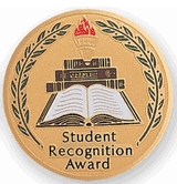 Student Recognition Award Medal Insert