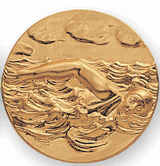 Swimming (Women's Freestyle) Litho Medal Insert