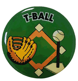 T-Ball Epoxy Decal (2")