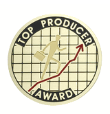 Top Producer Award Medal Insert (Etched)