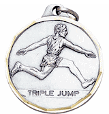 Triple Jump Medals, Male (1 1/4")